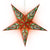 24" Red / Green Bloom Glitter Paper Star Lantern, Hanging Wedding & Party Decoration - AsianImportStore.com - B2B Wholesale Lighting and Decor