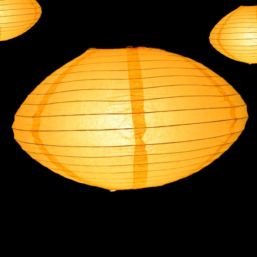 16" Yellow Saturn Paper Lantern - AsianImportStore.com - B2B Wholesale Lighting and Decor