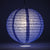 4" Astra Blue / Very Periwinkle Round Paper Lantern, Even Ribbing, Hanging Decoration (10 PACK) - AsianImportStore.com - B2B Wholesale Lighting and Decor