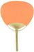 9" Orange Paddle Paper Hand Fans for Weddings (10 Pack) - AsianImportStore.com - B2B Wholesale Lighting and Decor