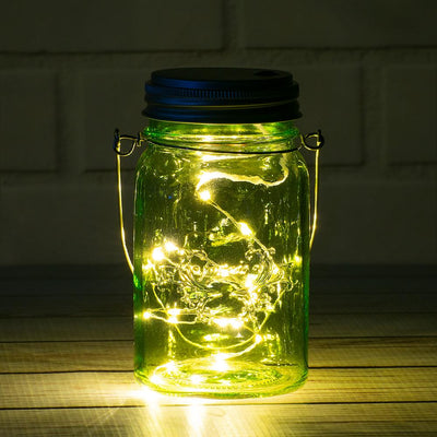 (24-Pack Master Case) Fantado Regular Mouth Light Lime Mason Jar with Handle, 16oz / 1 Pint - AsianImportStore.com - B2B Wholesale Lighting and Decor