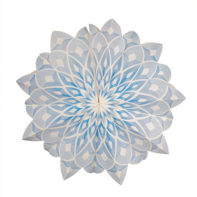 17" Blue Chronicles Premium Handcrafted Paper Flower Lantern Light Decoration - AsianImportStore.com - B2B Wholesale Lighting and Decor