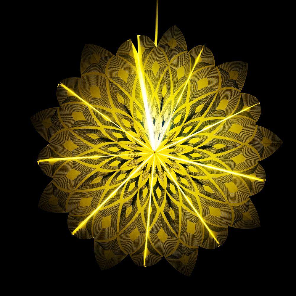 17" Blue Chronicles Premium Handcrafted Paper Flower Lantern Light Decoration - AsianImportStore.com - B2B Wholesale Lighting and Decor