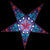 24" Blue Crown Paper Star Lantern, Chinese Hanging Wedding & Party Decoration - AsianImportStore.com - B2B Wholesale Lighting and Decor