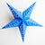 24" Blue Paper Star Lantern, Hanging Decoration - AsianImportStore.com - B2B Wholesale Lighting and Decor