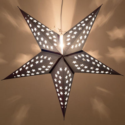 24" Blue Paper Star Lantern, Hanging Decoration - AsianImportStore.com - B2B Wholesale Lighting and Decor