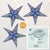 3-PACK + Cord | Blue Lotus Glitter 24" Illuminated Paper Star Lanterns and Lamp Cord Hanging Decorations - AsianImportStore.com - B2B Wholesale Lighting and Decor