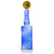 8.86" Camila Blue Vintage Glass Bottle with Cork - DIY Wedding Flower Bud Vases - AsianImportStore.com - B2B Wholesale Lighting and Decor