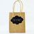 5.5" Brown Kraft Chalkboard Paper Favor Goodie Gift Bag w/ Handle (4 PACK) - AsianImportStore.com - B2B Wholesale Lighting and Decor