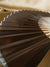 BULK PACK (50) 9" Brown Silk Hand Fans for Weddings - AsianImportStore.com - B2B Wholesale Lighting and Decor