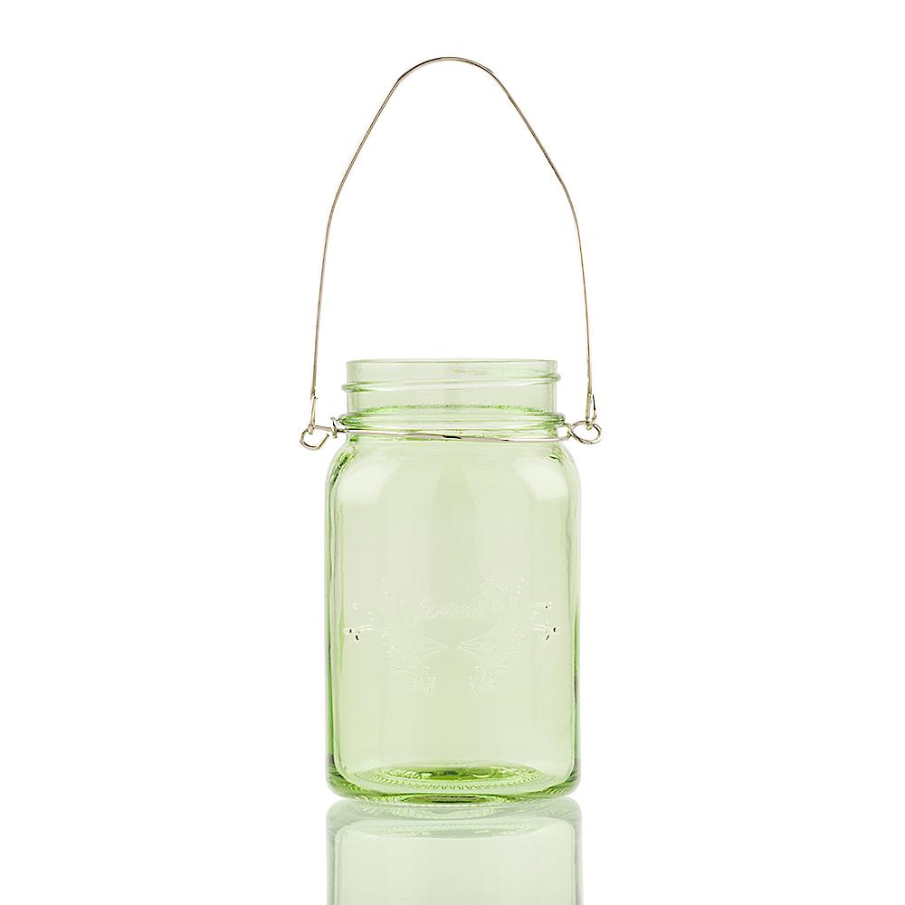 BULK PACK (6) Fantado Regular Mouth Lights Lime Mason Jar Lights w/ Hanging White Fairy LED Kit - AsianImportStore.com - B2B Wholesale Lighting and Decor