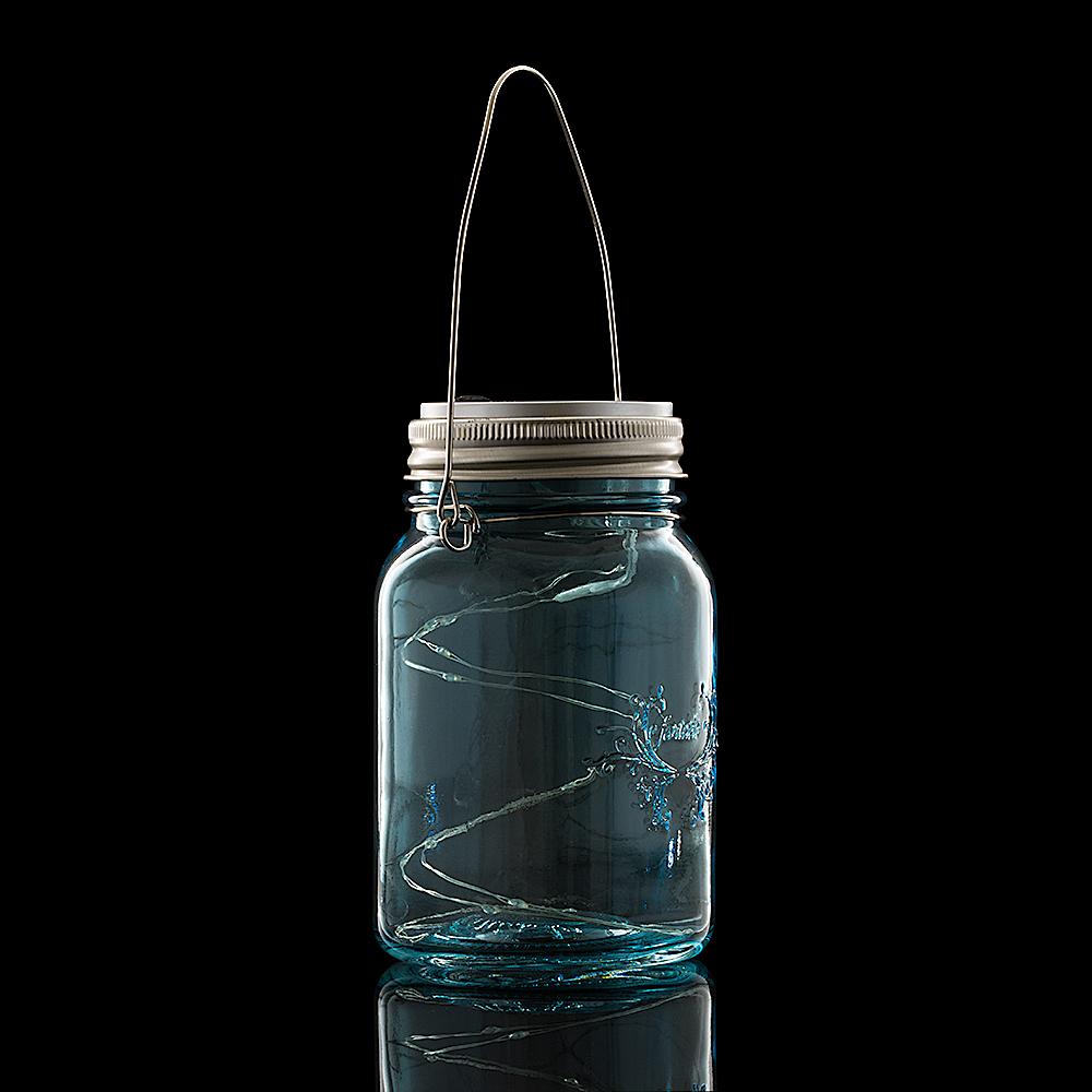  BULK PACK (6) Fantado Regular Mouth Water Blue Mason Jar Lights w/ Hanging Blue Fairy LED Kit - AsianImportStore.com - B2B Wholesale Lighting and Decor