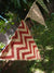 Festive Holiday Burlap w/ Multi-Color Chevron Triangle Flag Pennant Banner (12 Ft) - AsianImportStore.com - B2B Wholesale Lighting and Decor