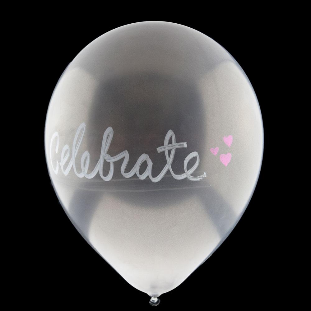 Pearl Pink Chalkboard Balloons for DIY Party Messages w/ Pen (10-PACK) - AsianImportStore.com - B2B Wholesale Lighting and Decor
