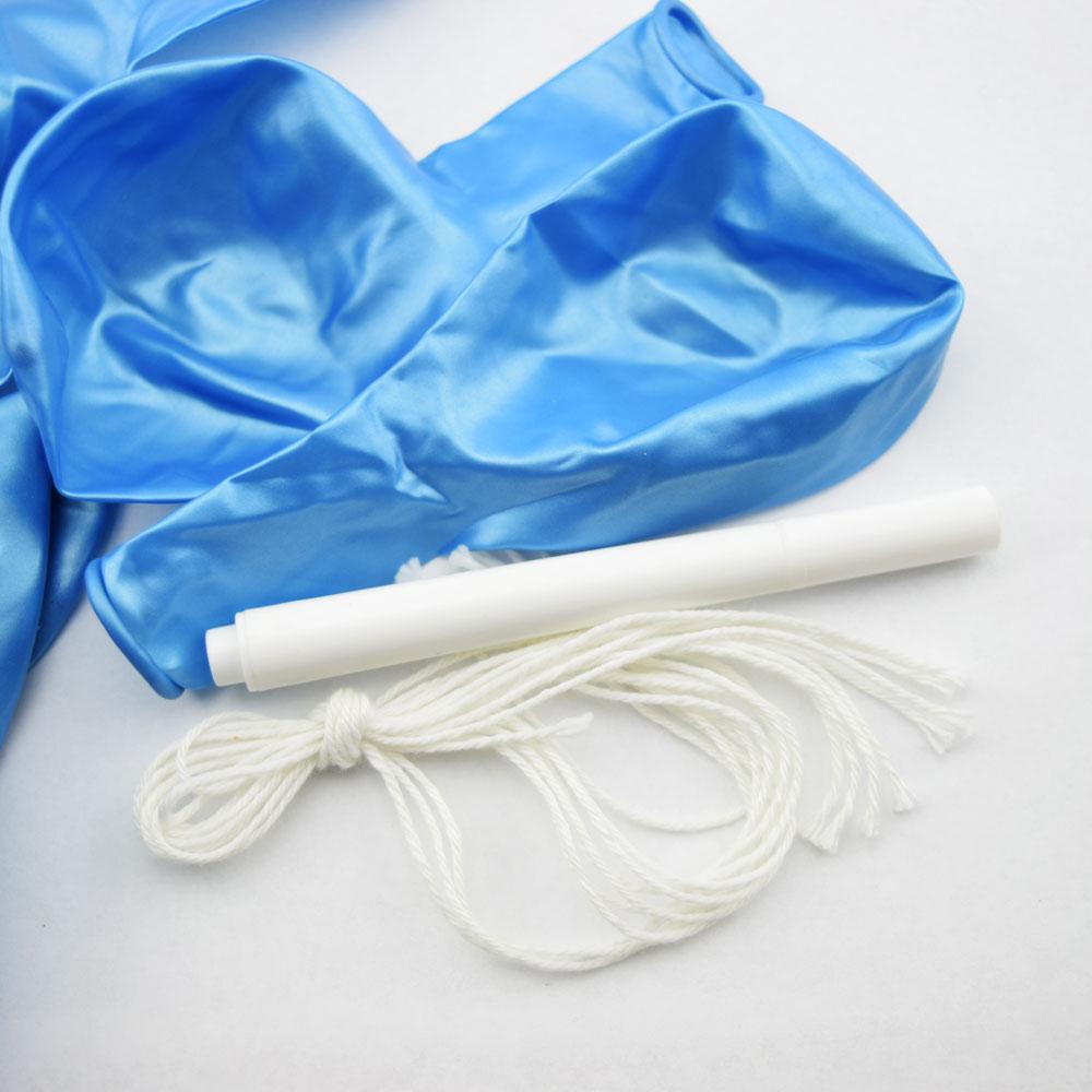 Pearl Baby Blue Chalkboard Balloons for DIY Party Messages w/ Pen (10-PACK) - AsianImportStore.com - B2B Wholesale Lighting and Decor