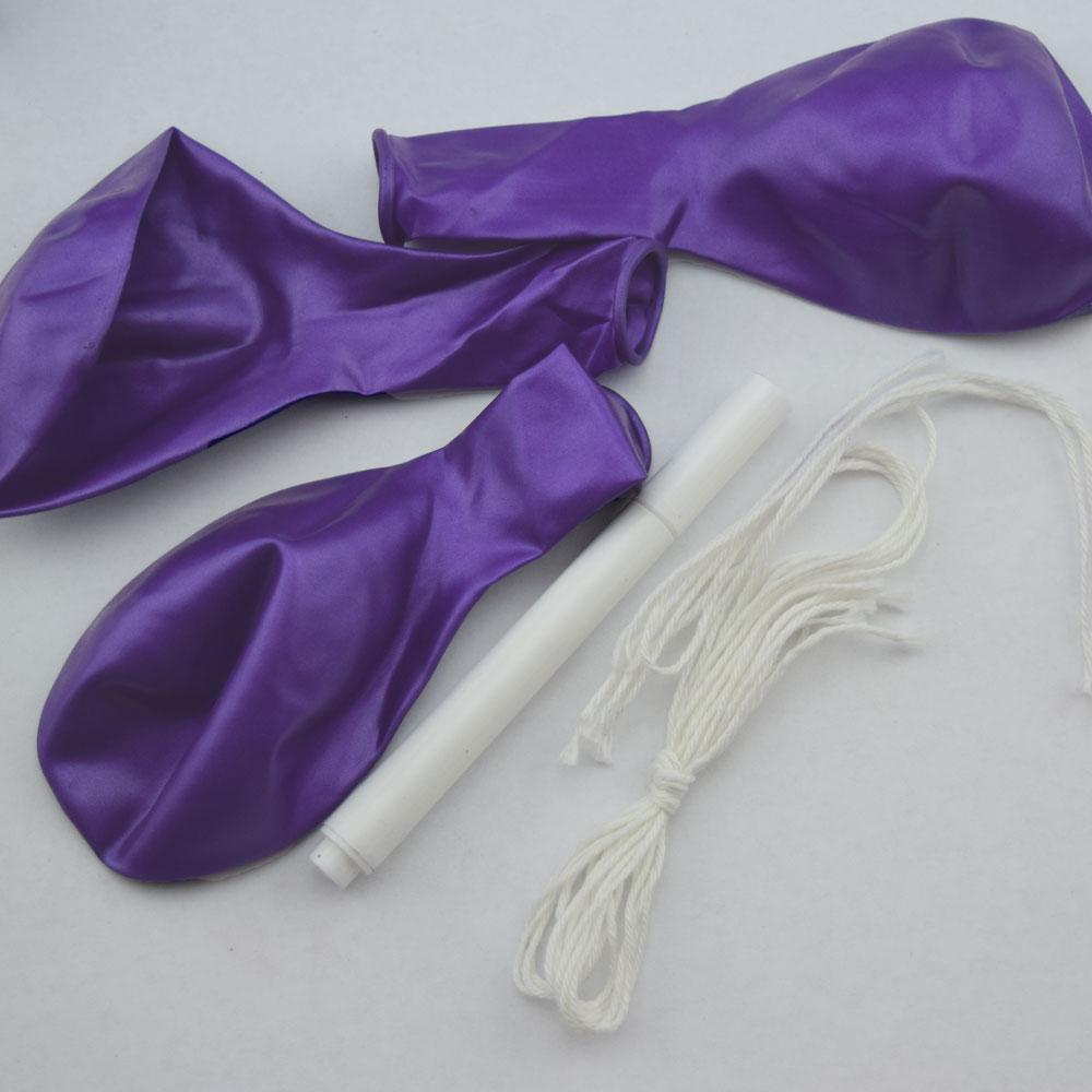 Pearl Purple Chalkboard Balloons for DIY Party Messages w/ Pen (10-PACK) - AsianImportStore.com - B2B Wholesale Lighting and Decor