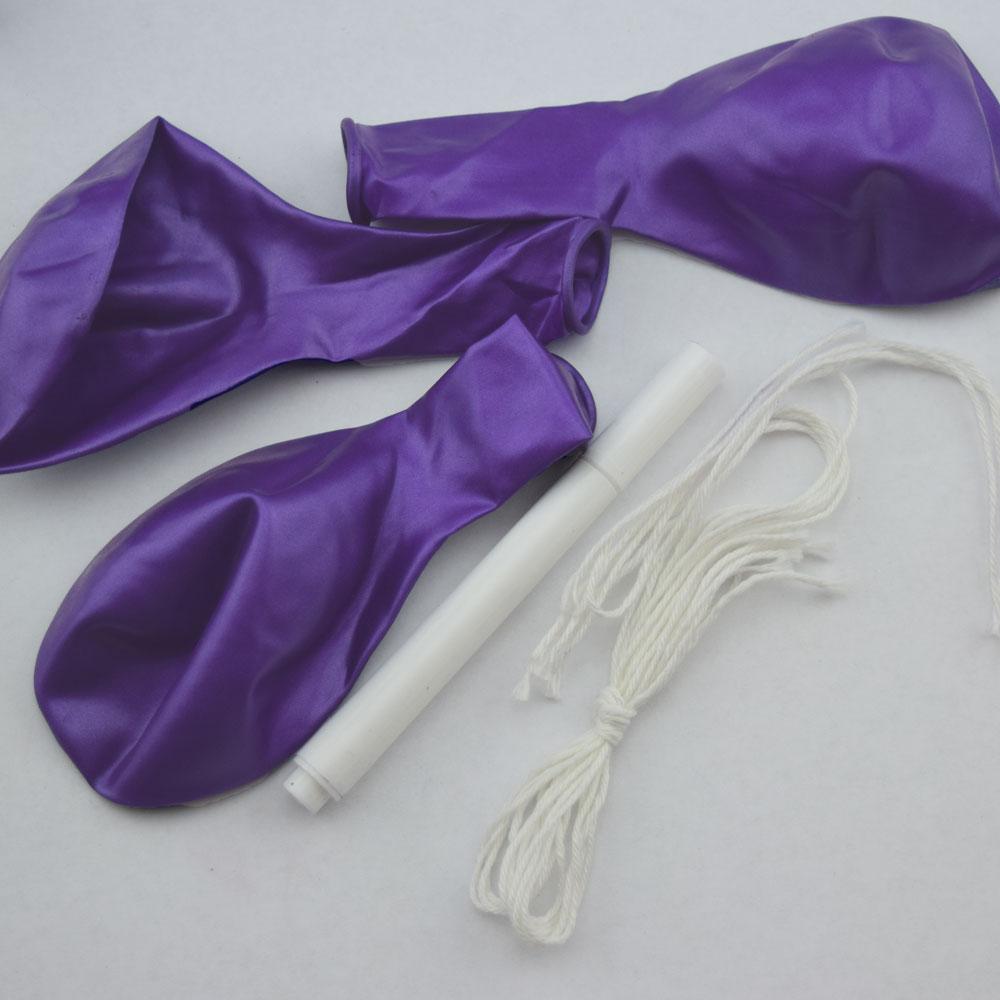  Pearl Purple Chalkboard Balloons for DIY Party Messages w/ Pen (10-PACK) - AsianImportStore.com - B2B Wholesale Lighting and Decor