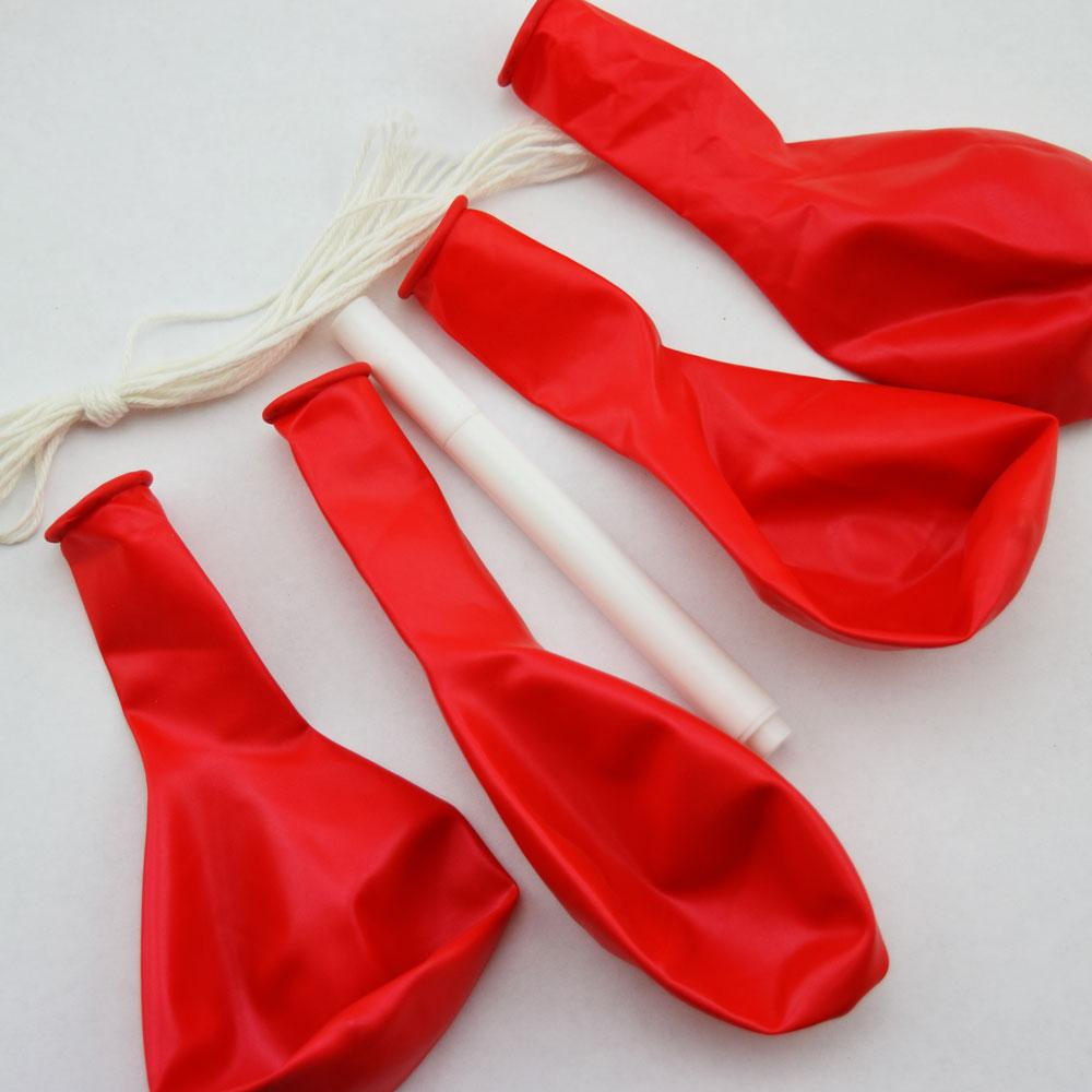 Pearl Red Chalkboard Balloons for DIY Party Messages w/ Pen (10-PACK) - AsianImportStore.com - B2B Wholesale Lighting and Decor