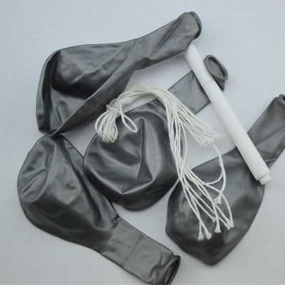 Pearl Silver Chalkboard Balloons for DIY Party Messages w/ Pen (100 PACK) - AsianImportStore.com - B2B Wholesale Lighting and Décor