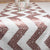 Chevron Sequin Table Runner - Copper Pink & White (12 x 108) - AsianImportStore.com - B2B Wholesale Lighting and Decor