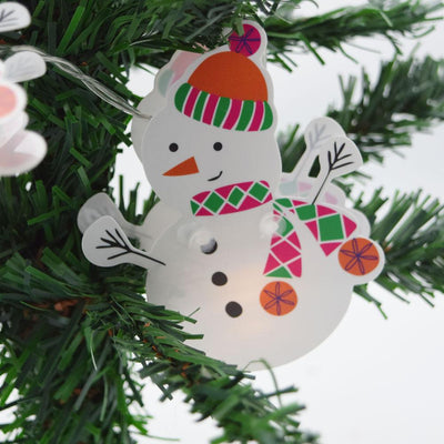 Snowman LED String Light Christmas Holiday Hanging Garland Banner Battery Operated - AsianImportStore.com - B2B Wholesale Lighting and Decor
