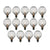 Clear 5-Watt Incandescent G40 Globe Light Bulbs, E12 Candelabra Base (28 PACK) - AsianImportStore.com - B2B Wholesale Lighting and Decor