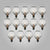 Clear 5-Watt Incandescent G40 Globe Light Bulbs, E12 Candelabra Base (28 PACK) - AsianImportStore.com - B2B Wholesale Lighting and Decor