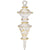 7.5" Clear Cleopatra Egyptian Hand Blown Glass Ornament Christmas Decoration - AsianImportStore.com - B2B Wholesale Lighting and Decor