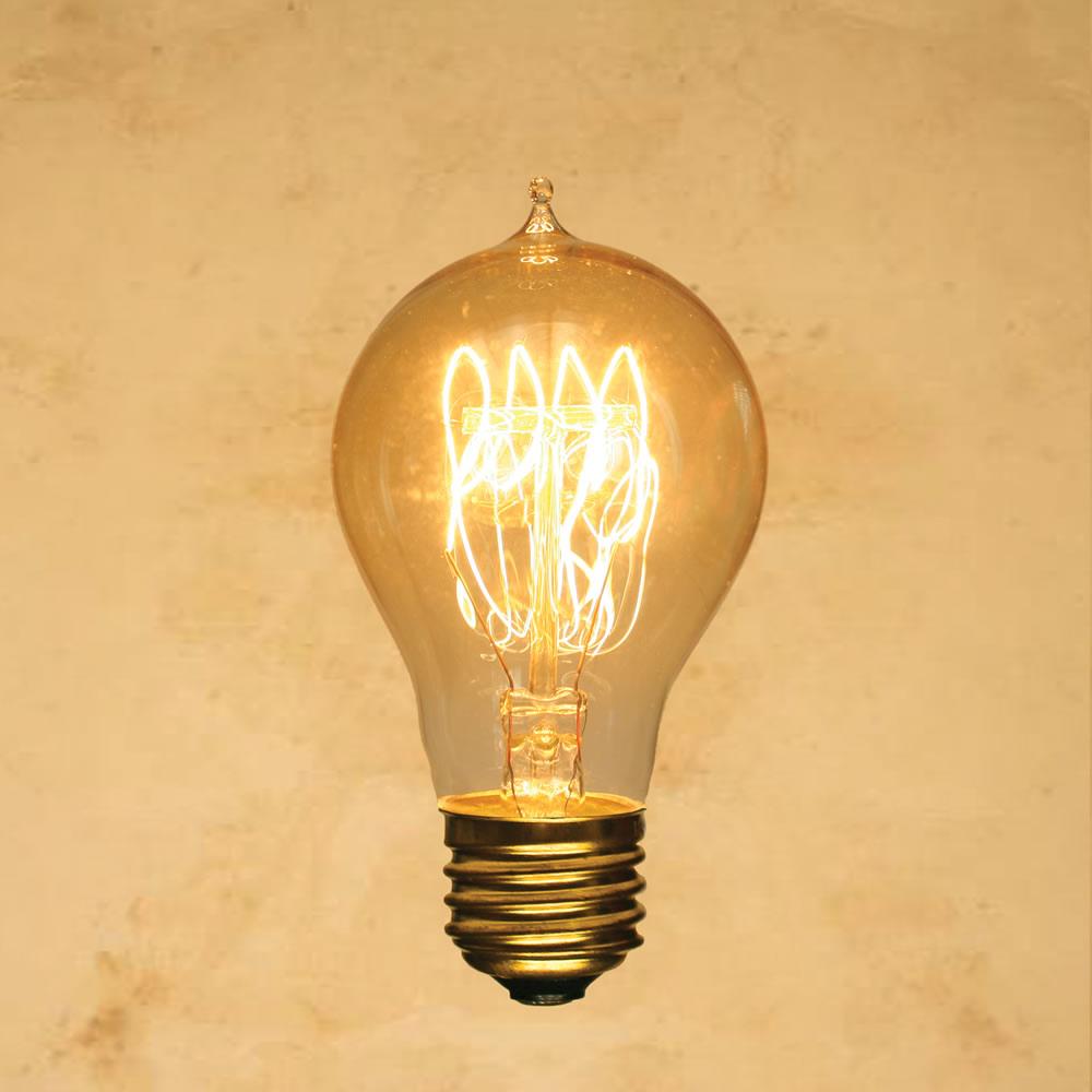 10 Socket Outdoor Commercial String Light Set, Edison A19 Quad-Loop Light Bulbs, 21 FT Black Cord, Weatherproof - AsianImportStore.com - B2B Wholesale Lighting and Decor