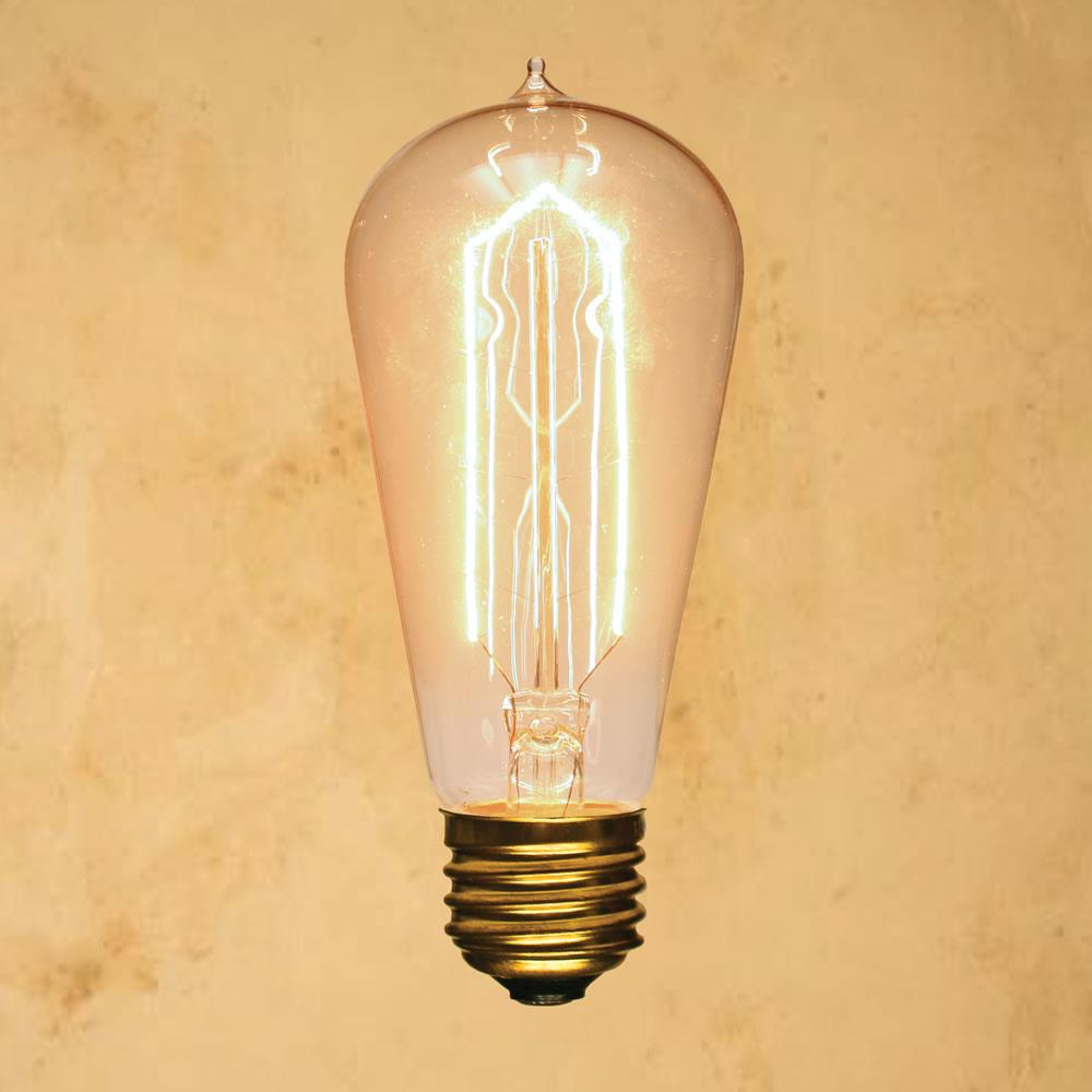 10 Socket Outdoor Commercial String Light Set, Edison ST58 Hairpin Light Bulbs, 21 FT Black Cord, Weatherproof - AsianImportStore.com - B2B Wholesale Lighting and Decor