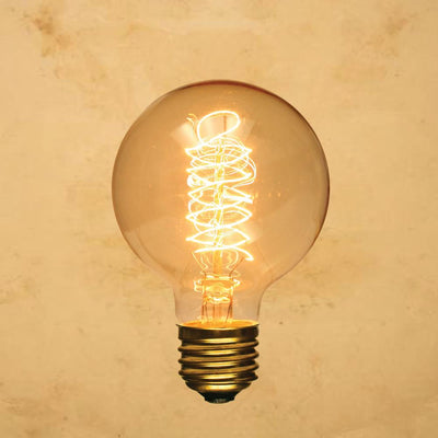 24 Socket Outdoor Commercial String Light Set, Edison G80 Spiral Light Bulbs, 54 FT Black Cord, Weatherproof - AsianImportStore.com - B2B Wholesale Lighting and Decor