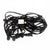 Green LED 25 Socket Outdoor Commercial String Light Set E12, Black Cord, 29 FT Weatherproof - AsianImportStore.com - B2B Wholesale Lighting and Decor