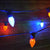 Multi-Color LED 50 Socket Outdoor Commercial String Light Set E12, White Cord, 54 FT Weatherproof - AsianImportStore.com - B2B Wholesale Lighting and Decor