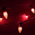 Pink LED 50 Socket Outdoor Commercial String Light Set E12, White Cord, 54 FT Weatherproof - AsianImportStore.com - B2B Wholesale Lighting and Decor