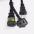 25 Socket Outdoor Commercial String Light Set, Globe Bulbs, 29 FT Black Cord w/ E12 C7 Base, Weatherproof