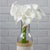 Calla Lily Cream White 9 Flower Realistic Bridal Floral Wedding Bouquet - AsianImportStore.com - B2B Wholesale Lighting and Decor