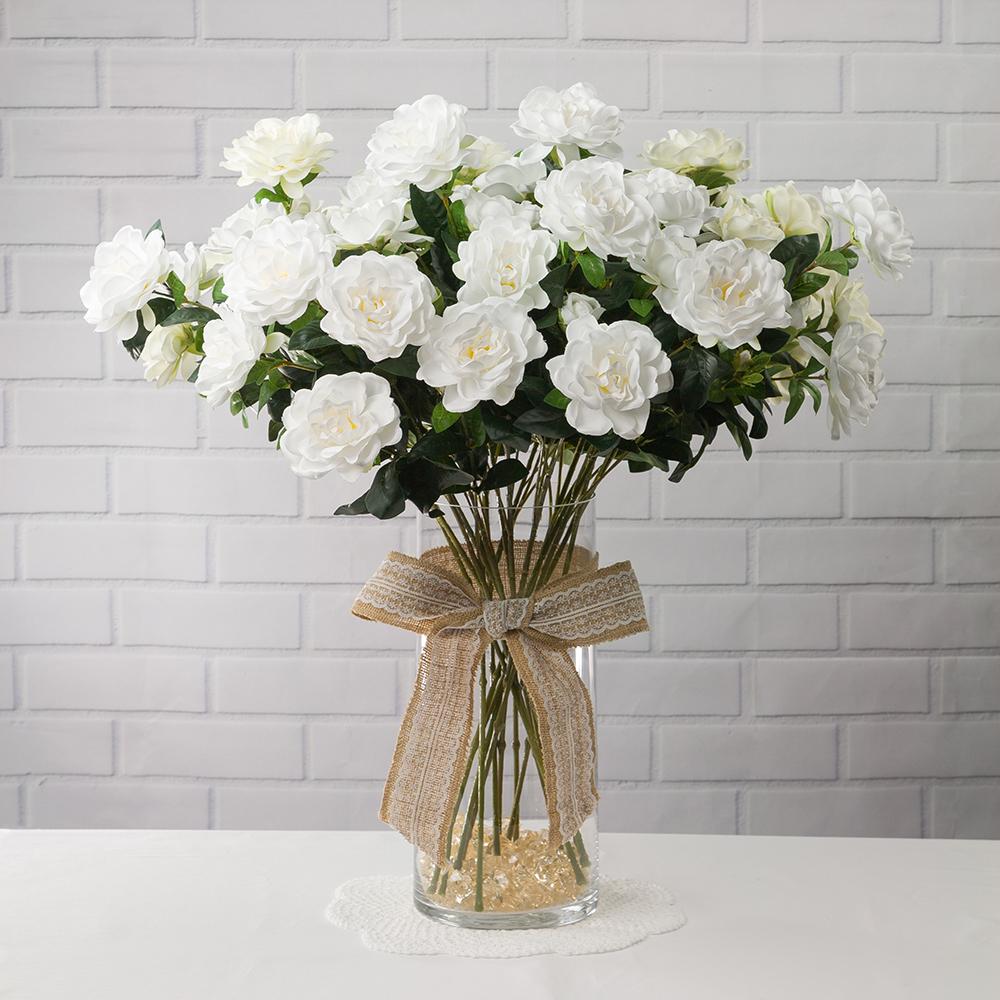 Gardenia White Realistic Bridal Floral Wedding - AsianImportStore.com - B2B Wholesale Lighting and Decor