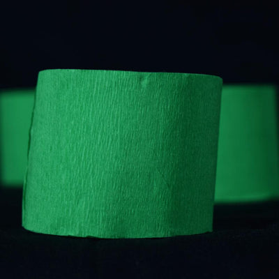 (Discontinued) (102 PACK) Dark Green Crepe Paper Streamer Party Decorations (195FT Total)