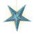 24" Turquoise Crystal Glitter Paper Star Lantern, Hanging Wedding & Party Decoration - AsianImportStore.com - B2B Wholesale Lighting and Decor