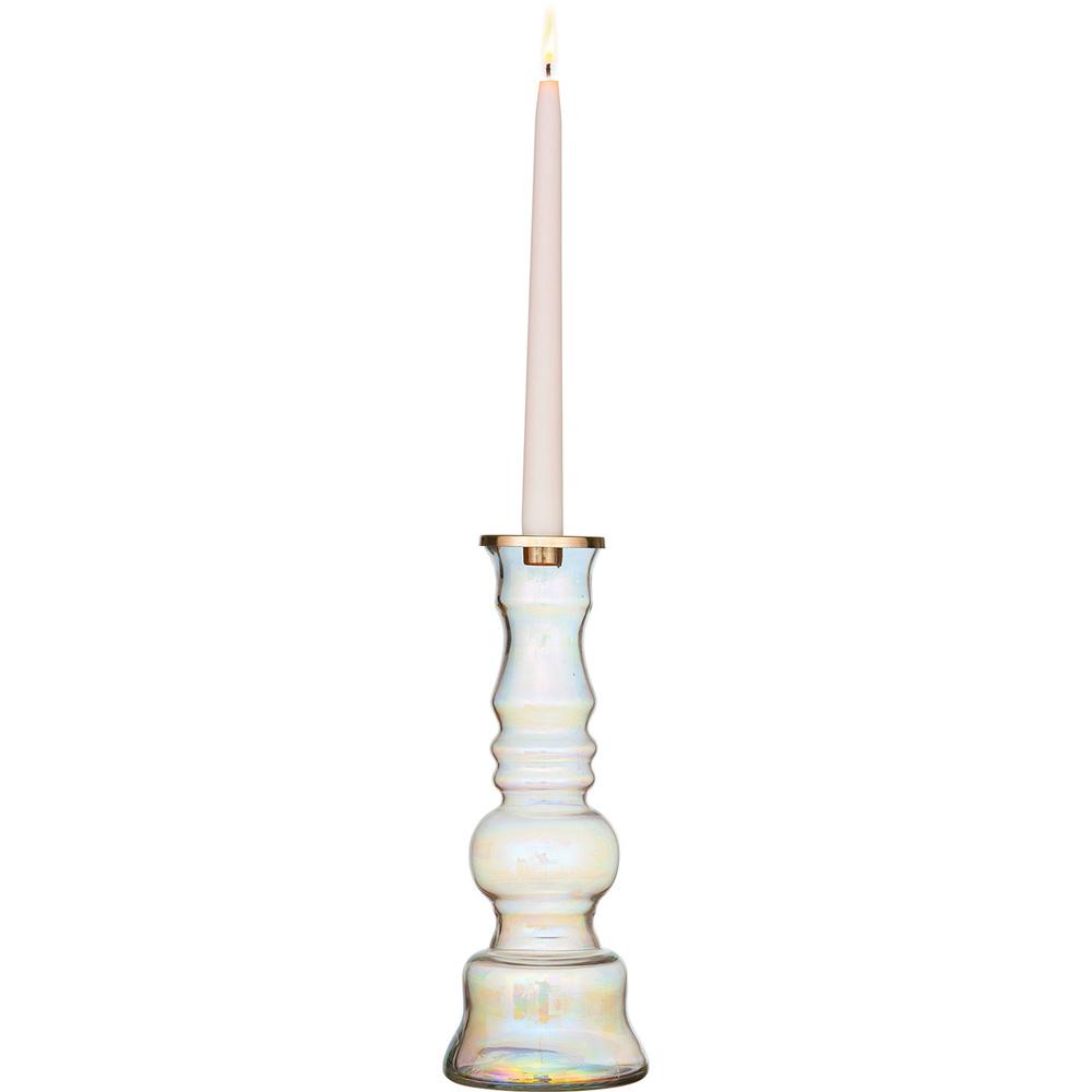 11.25" Rosina Iridescent Glass Candlestick Holder - AsianImportStore.com - B2B Wholesale Lighting and Decor