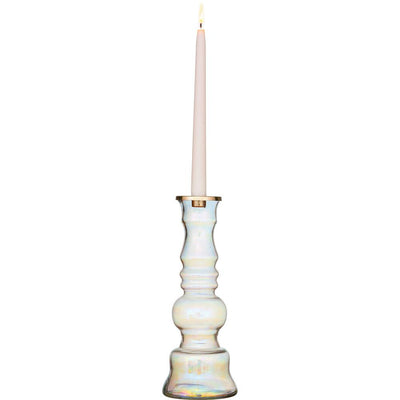 11.25" Rosina Iridescent Glass Candlestick Holder - AsianImportStore.com - B2B Wholesale Lighting and Decor