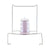 Cylinder Fine Line Cool White LED Table Top Lantern Lamp Light KIT w/ Remote, Omni360 Battery Powered - AsianImportStore.com - B2B Wholesale Lighting and Decor