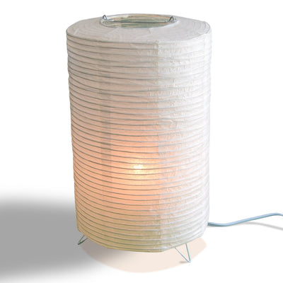 Cylinder Corded Table Top Lantern Lamp Kit w/ Light Bulb, Fine Lines - AsianImportStore.com - B2B Wholesale Lighting and Decor