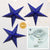 3-PACK + Cord | Dark Blue Starry Night 24" Illuminated Paper Star Lanterns and Lamp Cord Hanging Decorations - AsianImportStore.com - B2B Wholesale Lighting and Decor