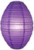 Dark Purple Kawaii Unique Oval Egg Shaped Paper Lantern, 10-inch x 14-inch - AsianImportStore.com - B2B Wholesale Lighting and Decor