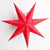 3-PACK + Cord | 7 Point Red Winds Glitter 24" Illuminated Paper Star Lanterns and Lamp Cord Hanging Decorations - AsianImportStore.com - B2B Wholesale Lighting and Decor