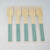 Baby Blue Decorative Party Wooden Forks, Chevron (20 PACK) - AsianImportStore.com - B2B Wholesale Lighting and Decor