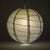 24" Silver Round Paper Lantern, Crisscross Ribbing, Hanging - AsianImportStore.com - B2B Wholesale Lighting and Decor