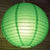 4" Emerald Green Round Paper Lantern, Even Ribbing, Hanging Decoration (10 PACK) - AsianImportStore.com - B2B Wholesale Lighting and Decor