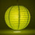 4" Chartreuse Round Paper Lantern, Even Ribbing, Hanging Decoration (10 PACK) - AsianImportStore.com - B2B Wholesale Lighting and Decor